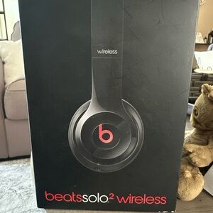 Beats by Dre Solo2 Wireless On-Ear Headphones - Black and Red